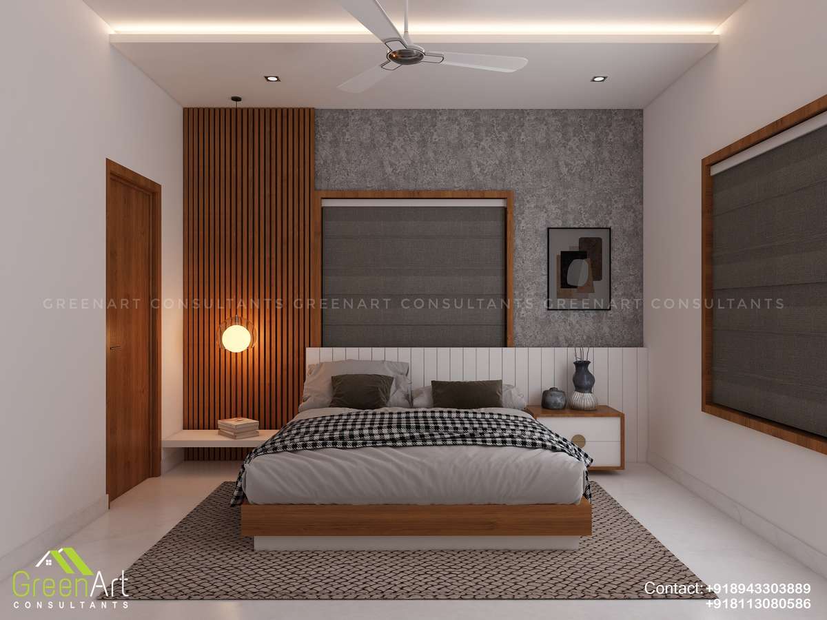 Furniture, Lighting, Storage, Bedroom Designs by Contractor GreenArt Consultants, Thrissur | Kolo
