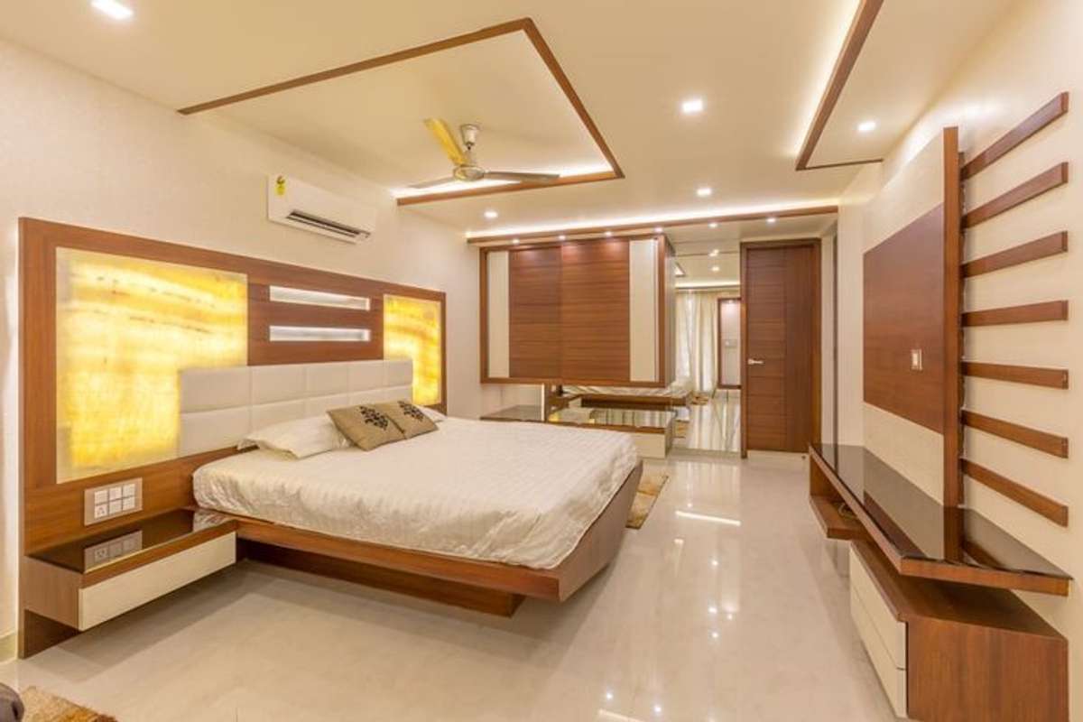 Ceiling, Furniture, Lighting, Storage, Bedroom Designs by Architect mohit sharma, Panipat | Kolo