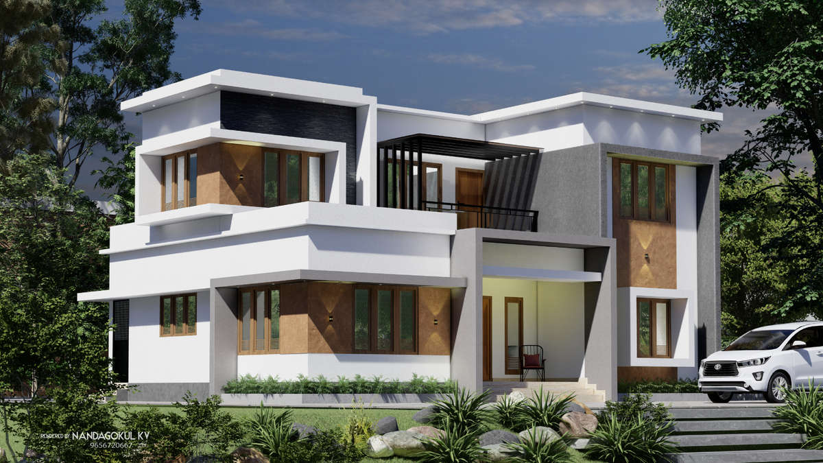 Designs by Architect Ar Nanda Gokul K V, Kasaragod | Kolo