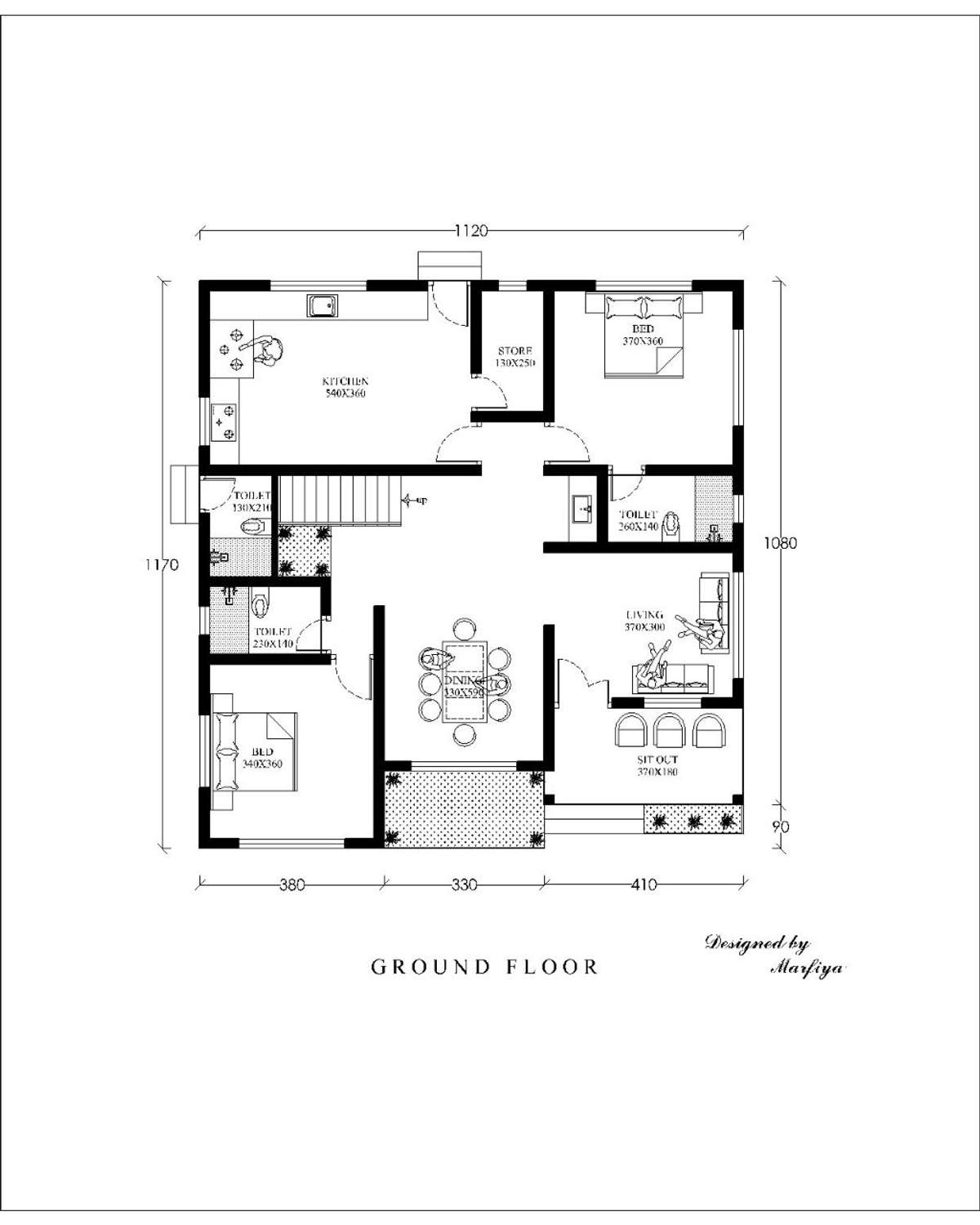 Designs by Civil Engineer marfiya marfi, Malappuram | Kolo