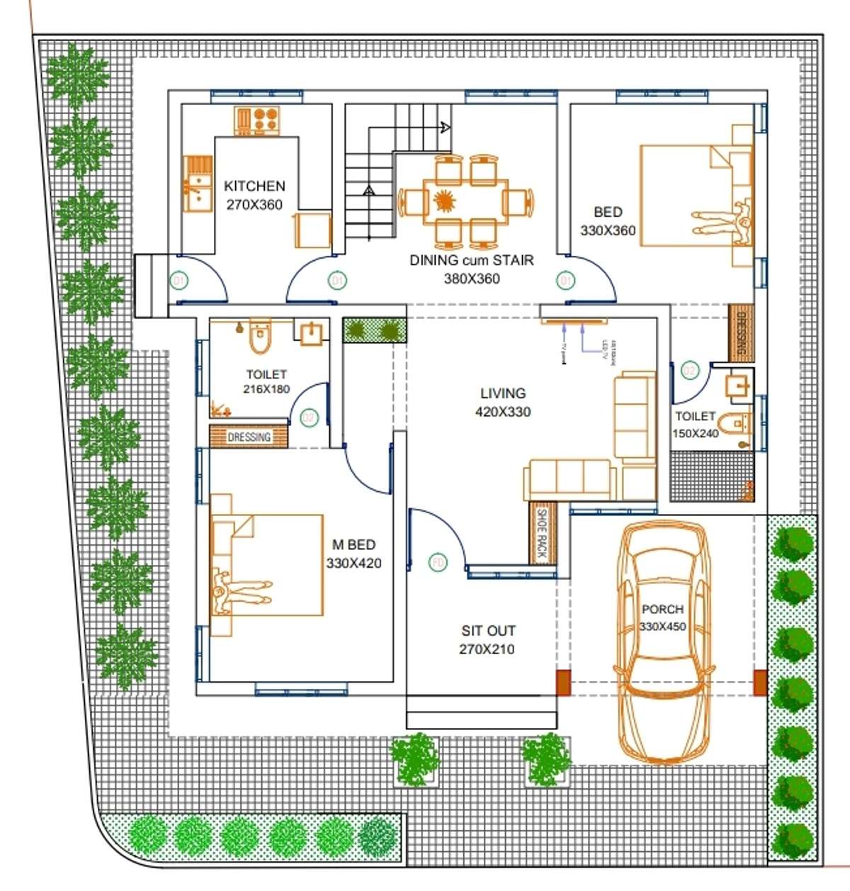 Designs by Civil Engineer Ratheesh Mani, Thiruvananthapuram | Kolo