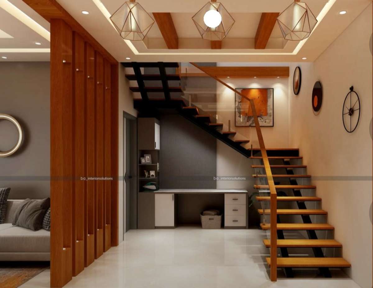 Ceiling, Home Decor, Lighting, Storage, Staircase Designs By Contractor  Sooryan Developers Contractors And Engineers, Ernakulam |
