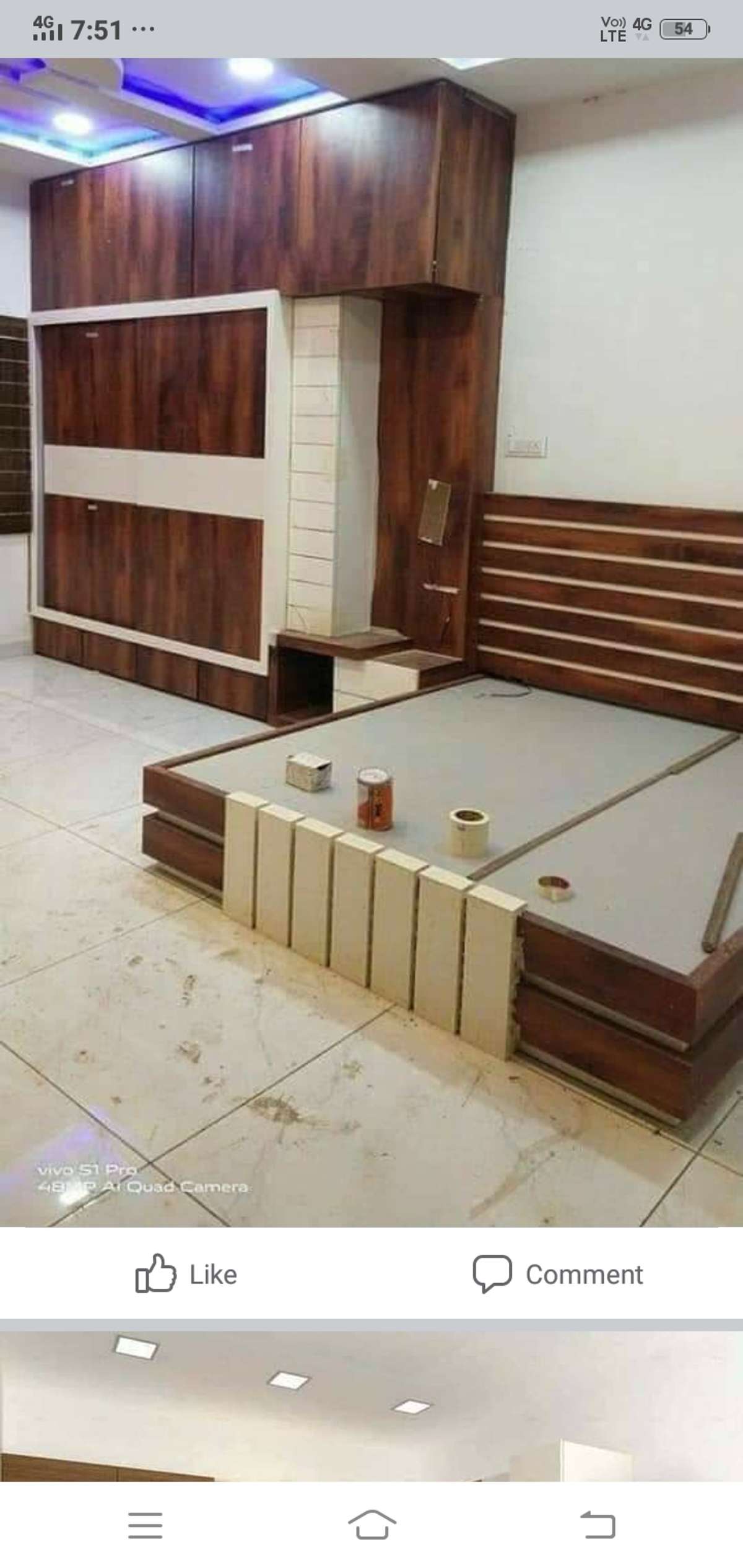 Furniture, Bedroom Designs by Carpenter Poonam poonam, Indore | Kolo