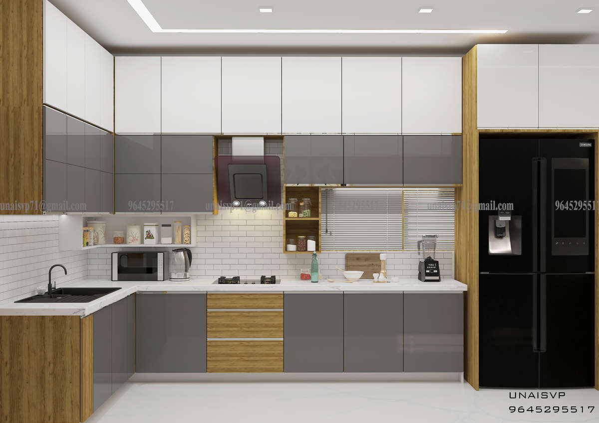 Kitchen, Storage Designs by Architect FOUR METRICS ASSOCIATES, Kozhikode | Kolo