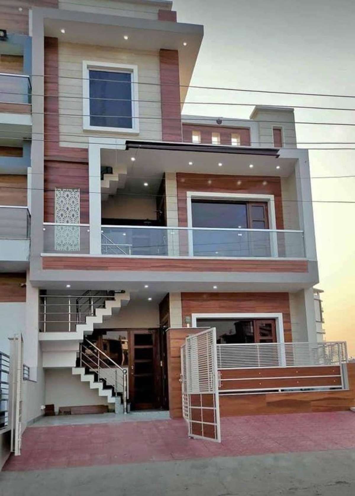 Exterior, Lighting Designs by Civil Engineer Er Narendra Patidar, Indore | Kolo