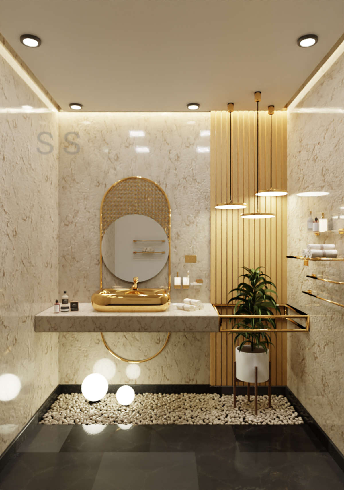 Lighting, Bathroom Designs by Architect SHRAVAN SYAM, Kollam | Kolo