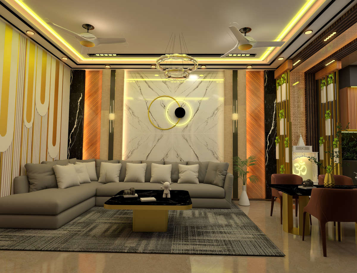 Furniture, Lighting, Living Designs by Architect ArGopal Singla, Delhi | Kolo