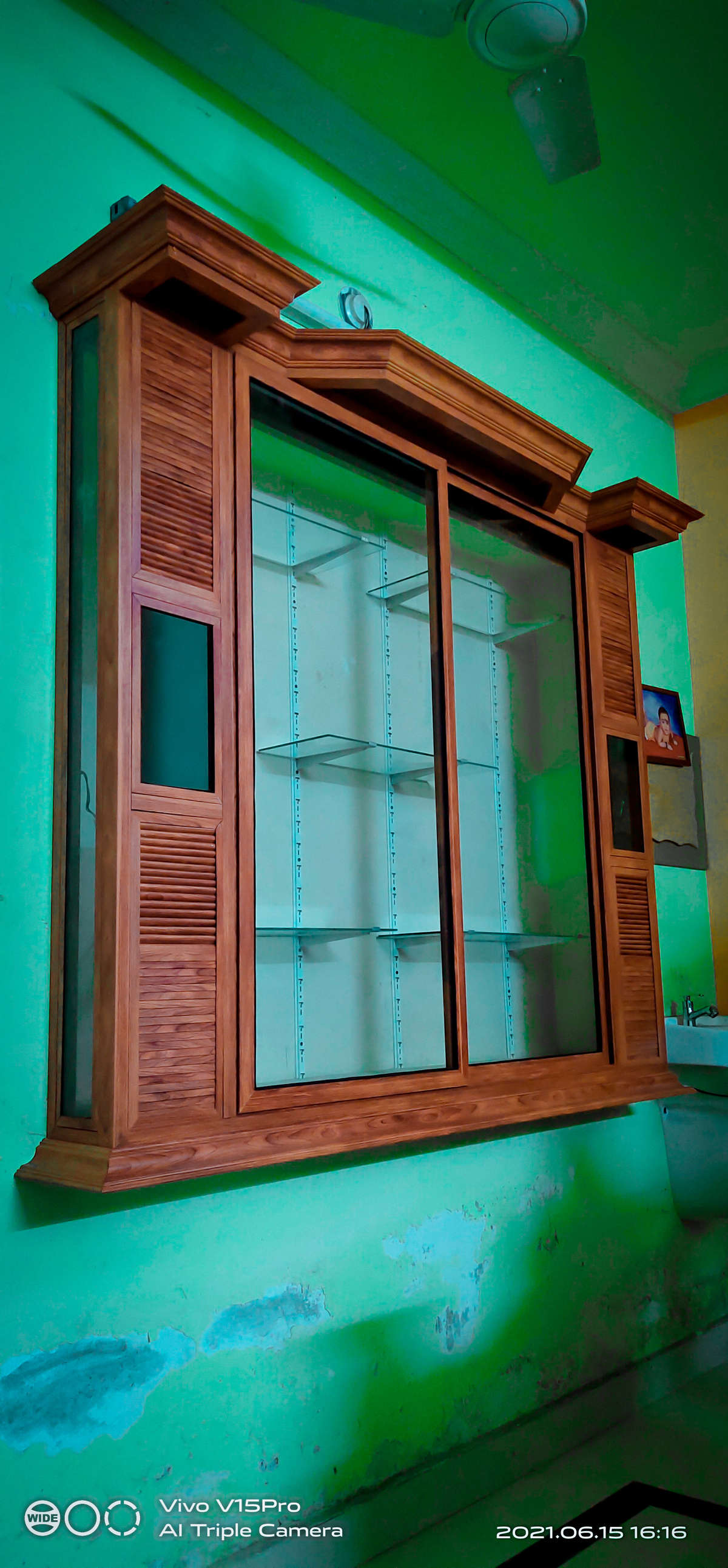 Kitchen, Storage, Window Designs by Interior Designer Pravi Aluminium fabricator, Thiruvananthapuram | Kolo