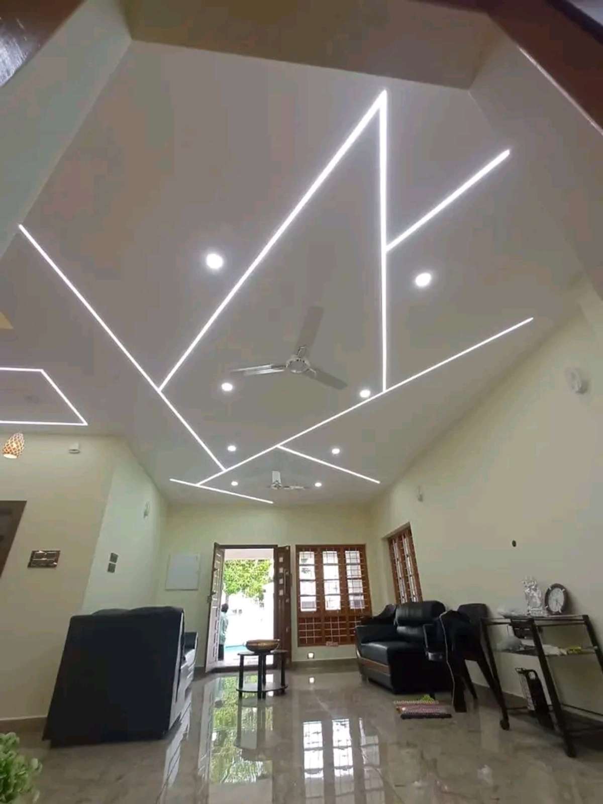 Ceiling, Lighting, Living, Furniture, Storage Designs by Interior Designer RAVI BHARDWAJ, Delhi | Kolo