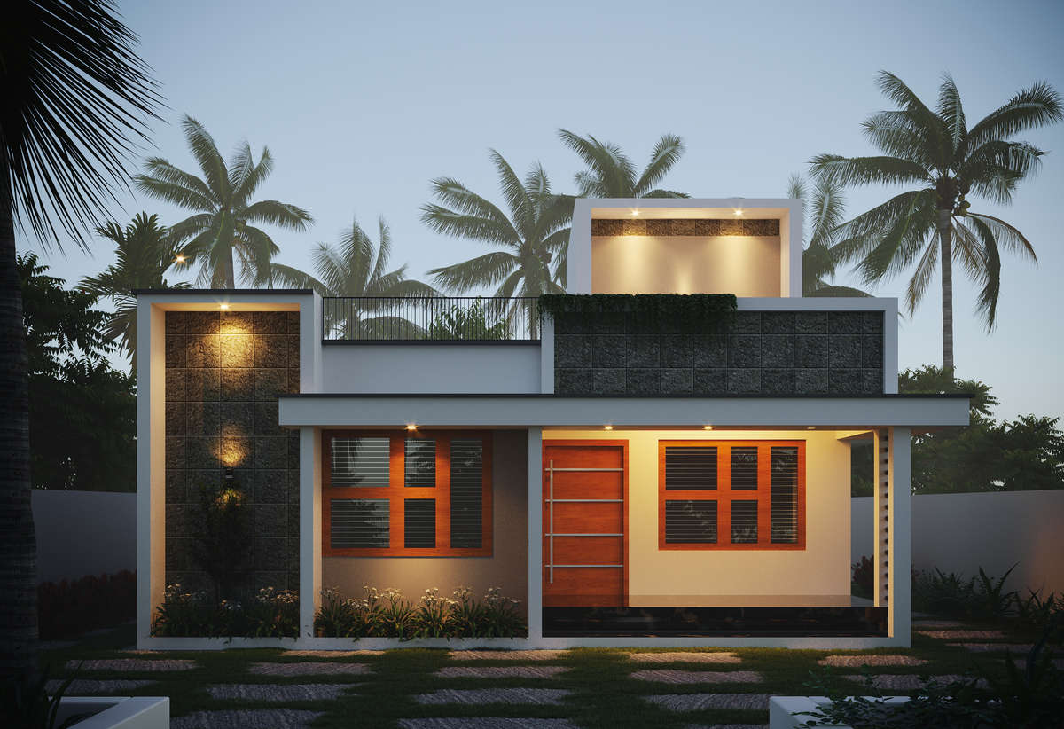 Exterior, Lighting Designs by Architect Jamsheer K K, Kozhikode | Kolo