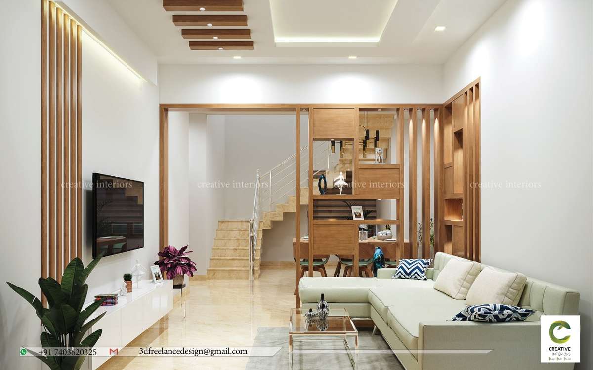 Living, Furniture, Lighting, Storage, Table Designs by Interior Designer vyshakh Tp, Kozhikode | Kolo