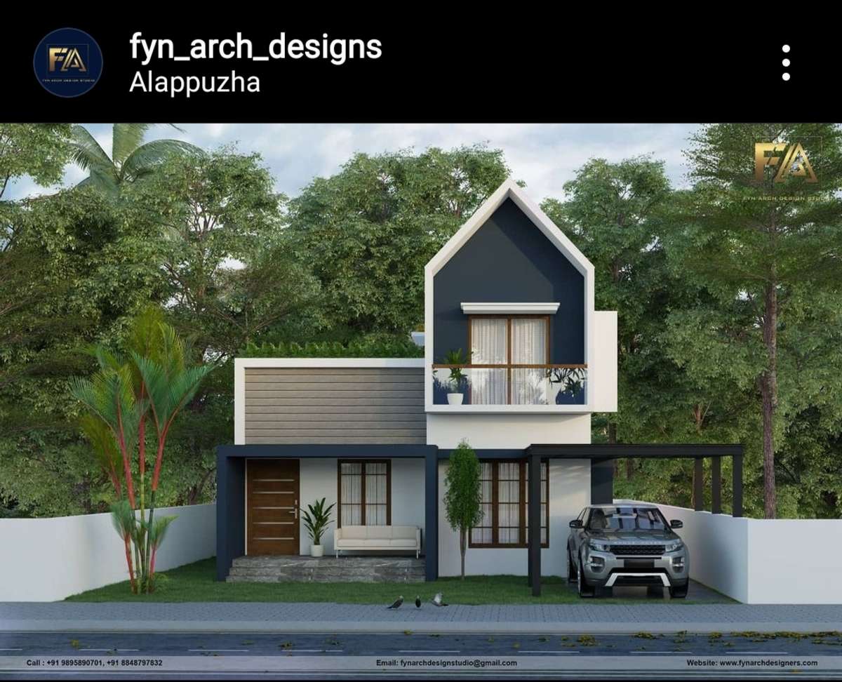 Designs by Civil Engineer Fyn Arch design studio, Alappuzha | Kolo