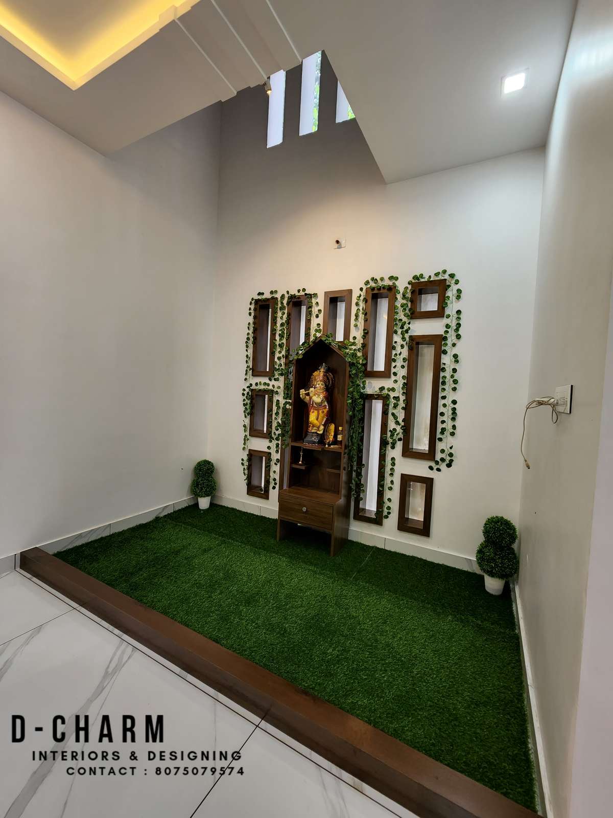 Flooring, Home Decor, Lighting, Prayer Room, Storage Designs by Interior Designer Shyam p, Malappuram | Kolo