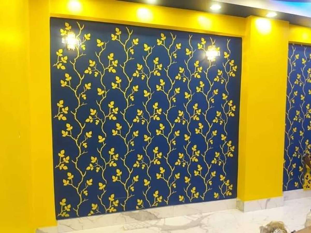 Lighting, Wall Designs by Painting Works Abrar Siddiqui, Delhi | Kolo