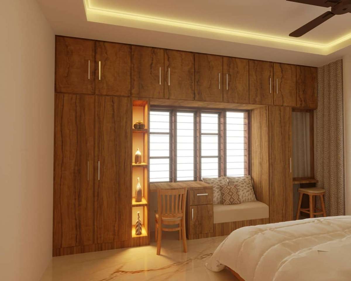 Bedroom, Lighting, Storage, Furniture, Home Decor Designs by Architect Ar anulashin, Malappuram | Kolo