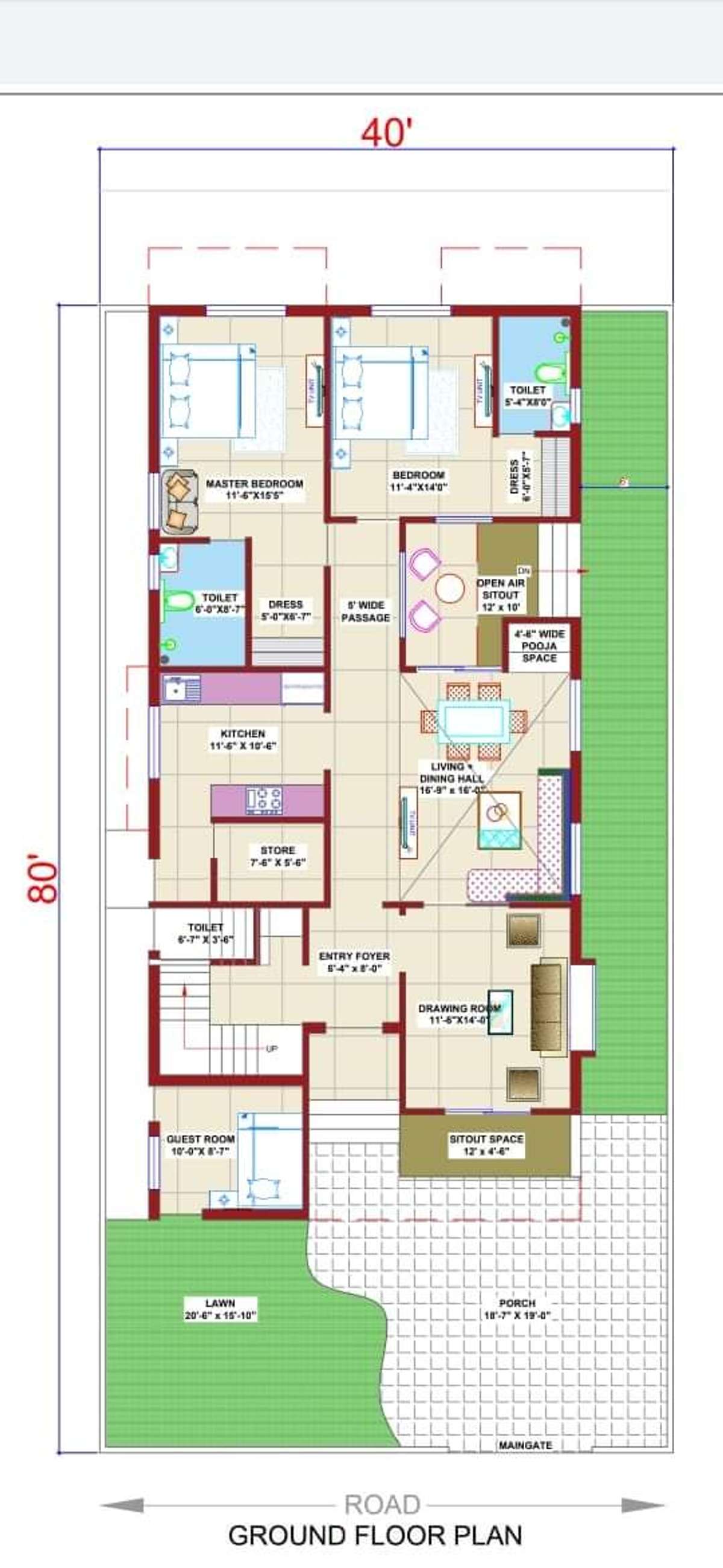 Designs by Architect creative house design Hub, Indore | Kolo