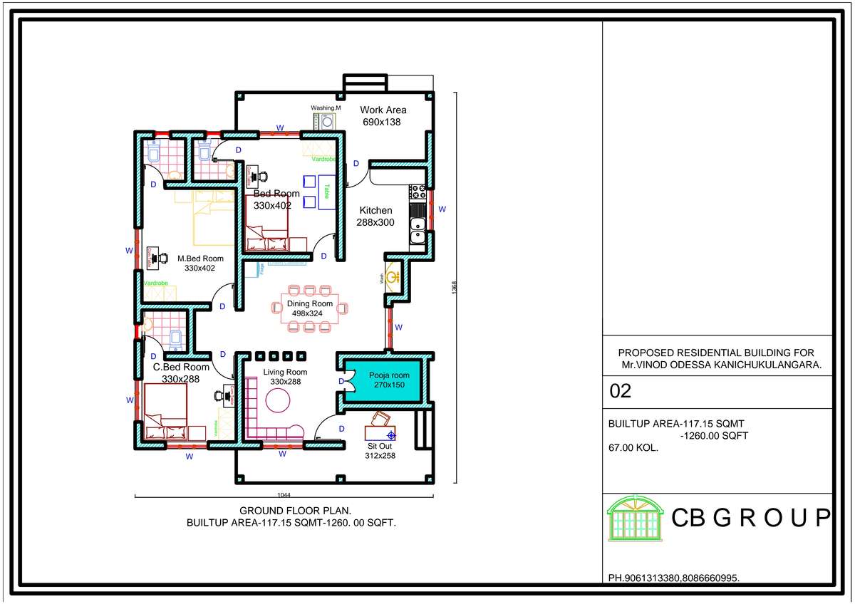 Designs by Architect manoj cb, Ernakulam | Kolo