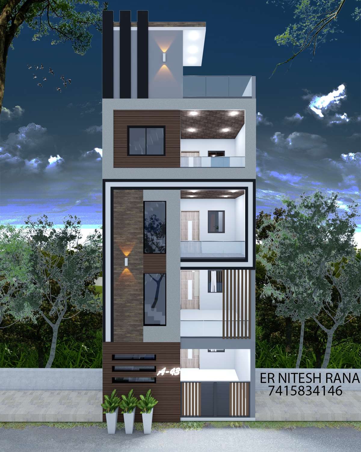 Designs by Civil Engineer Er Nitesh rana, Indore | Kolo