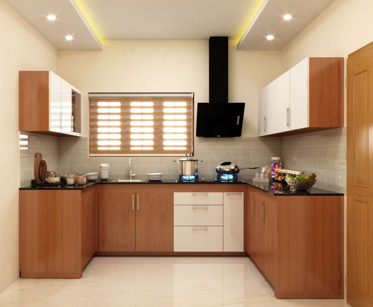 Kitchen, Lighting, Storage Designs by Interior Designer DALIBA INTERIOR, Kollam | Kolo