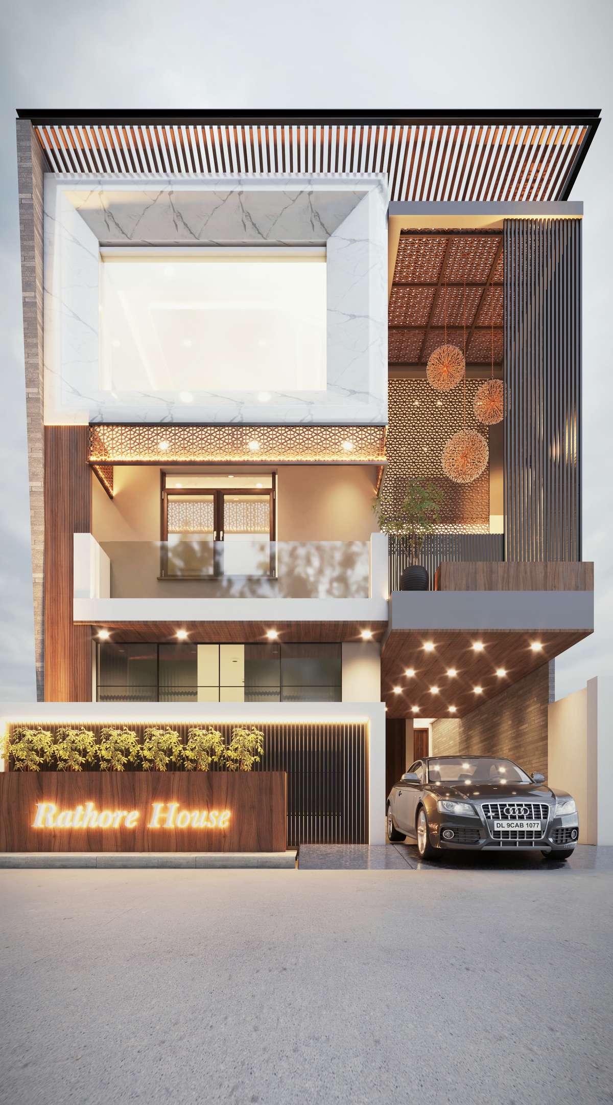 Exterior, Lighting Designs by 3D & CAD SHAHRUKH Qureshi, Jaipur | Kolo