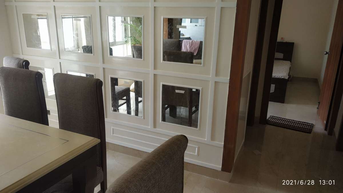 Dining, Furniture, Table, Wall Designs by Contractor Bilal Interior Wark, Gautam Buddh Nagar | Kolo