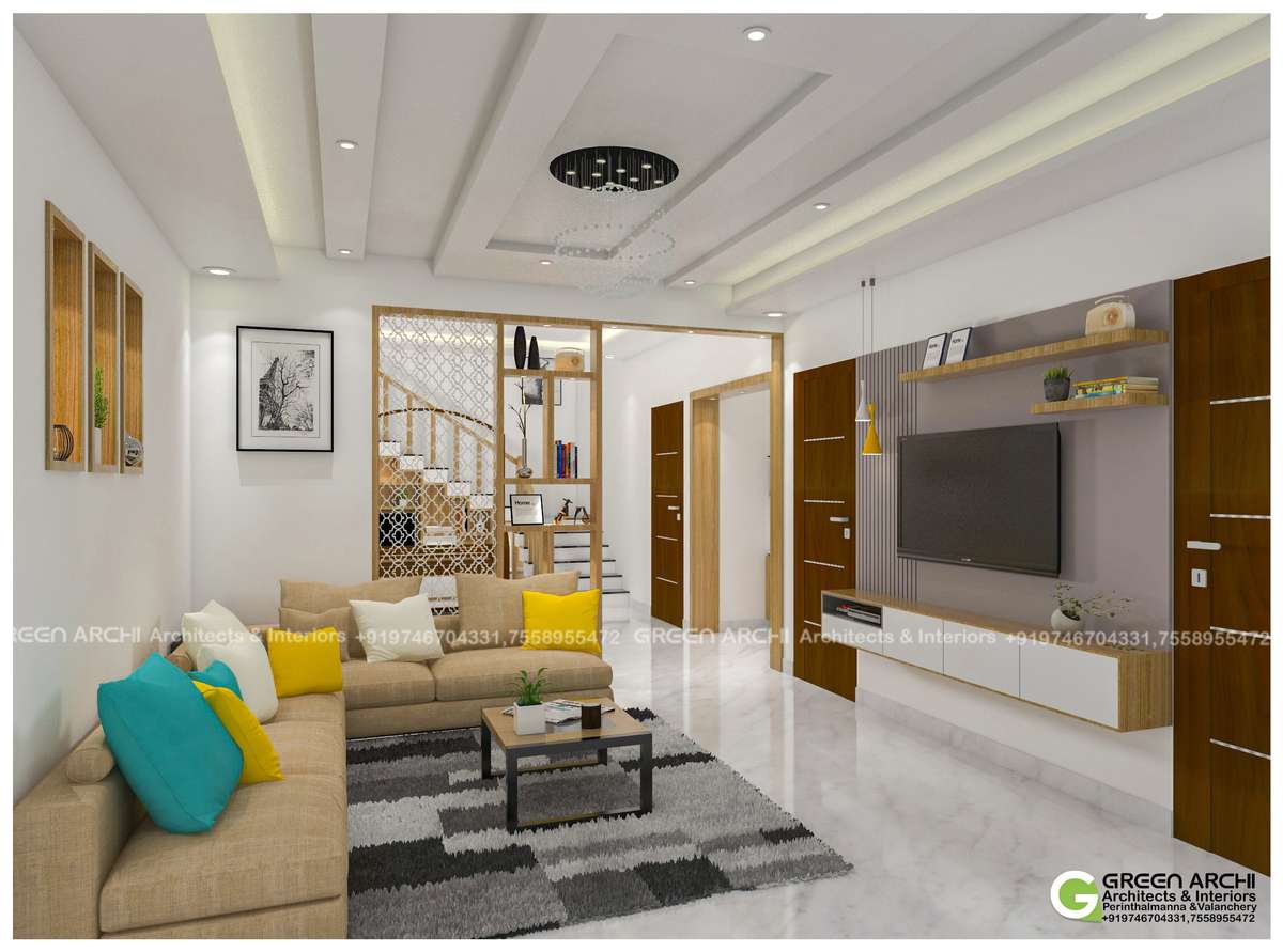 Living, Lighting, Furniture, Table, Storage Designs by Architect Green Archi, Malappuram | Kolo