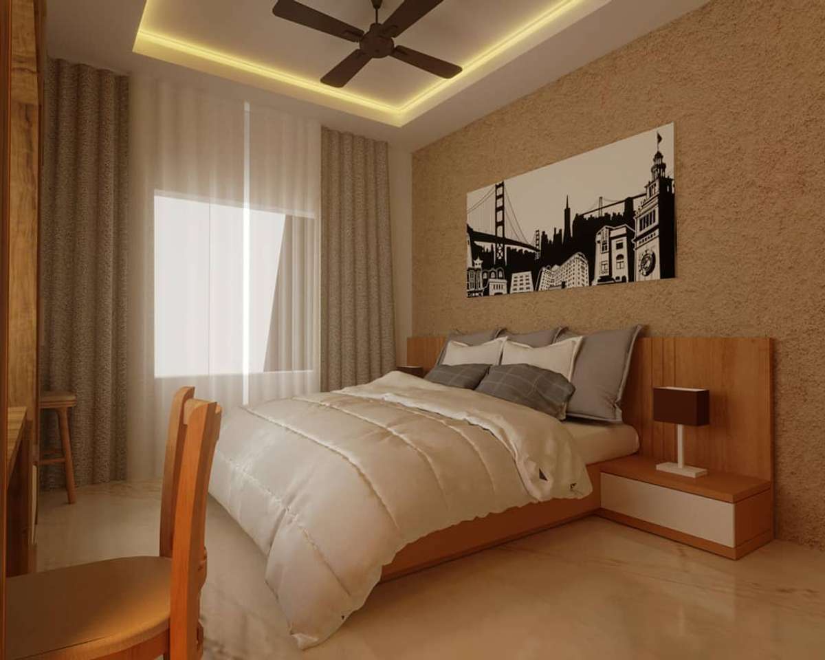 Bedroom, Furniture, Lighting, Storage Designs by Architect Ar anulashin, Malappuram | Kolo