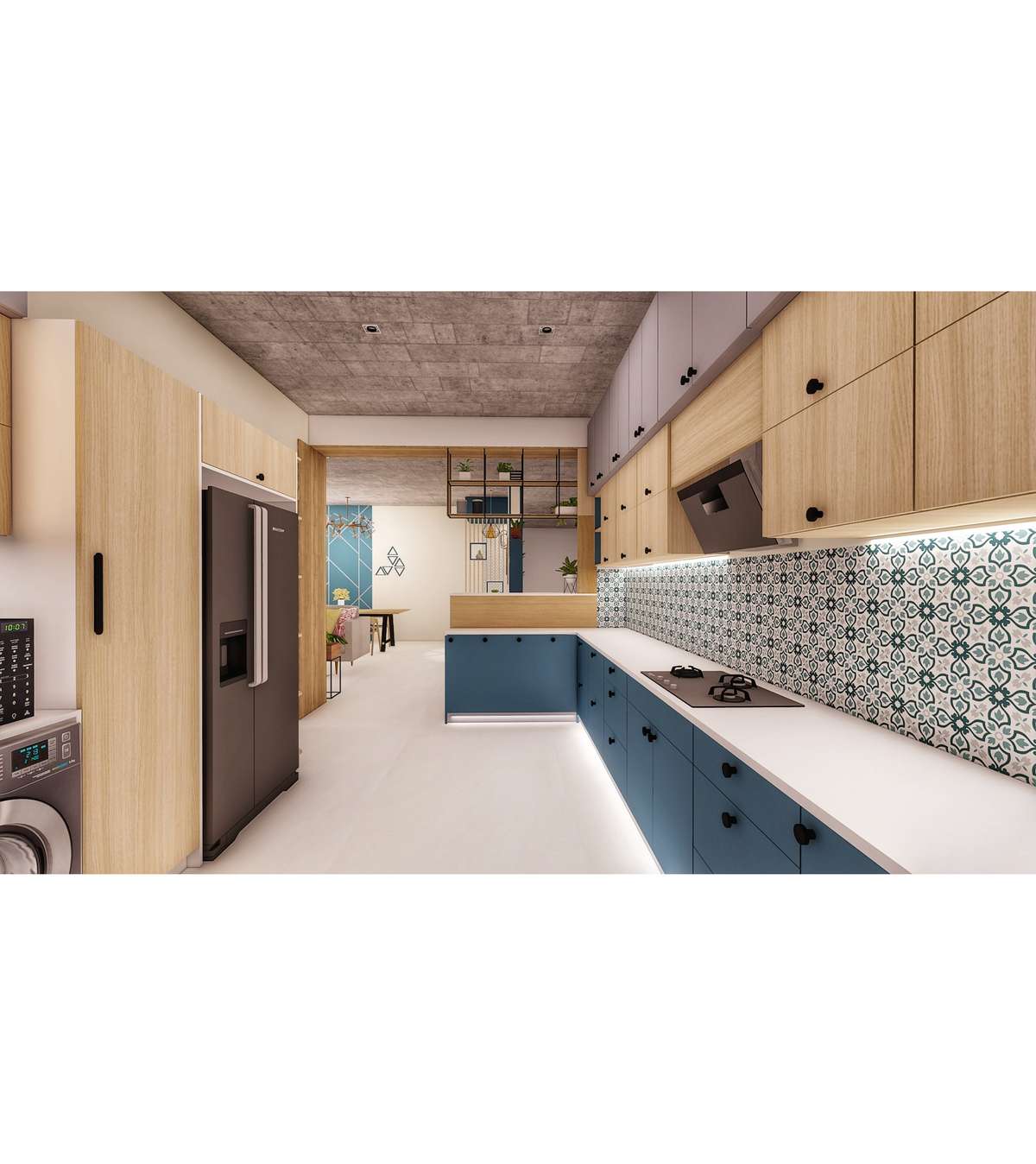 Kitchen, Storage Designs by Architect Ar Milan Varghese, Kollam | Kolo