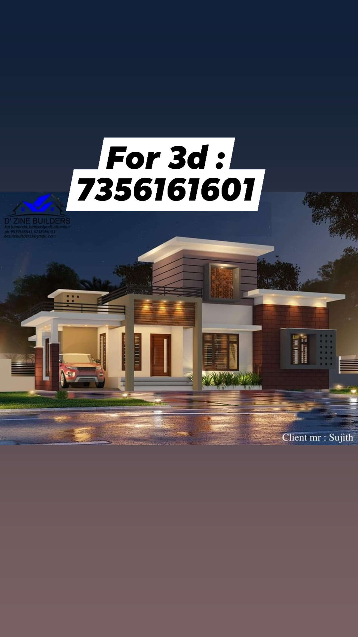 Lighting, Exterior Designs by Architect Ajmal Dzine builders, Malappuram | Kolo
