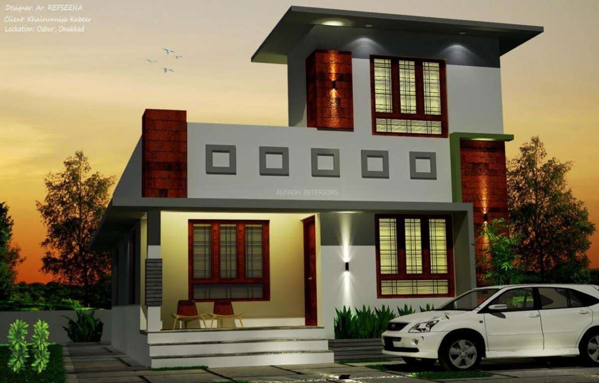 Exterior, Lighting Designs by Architect Shan Tirur, Malappuram | Kolo