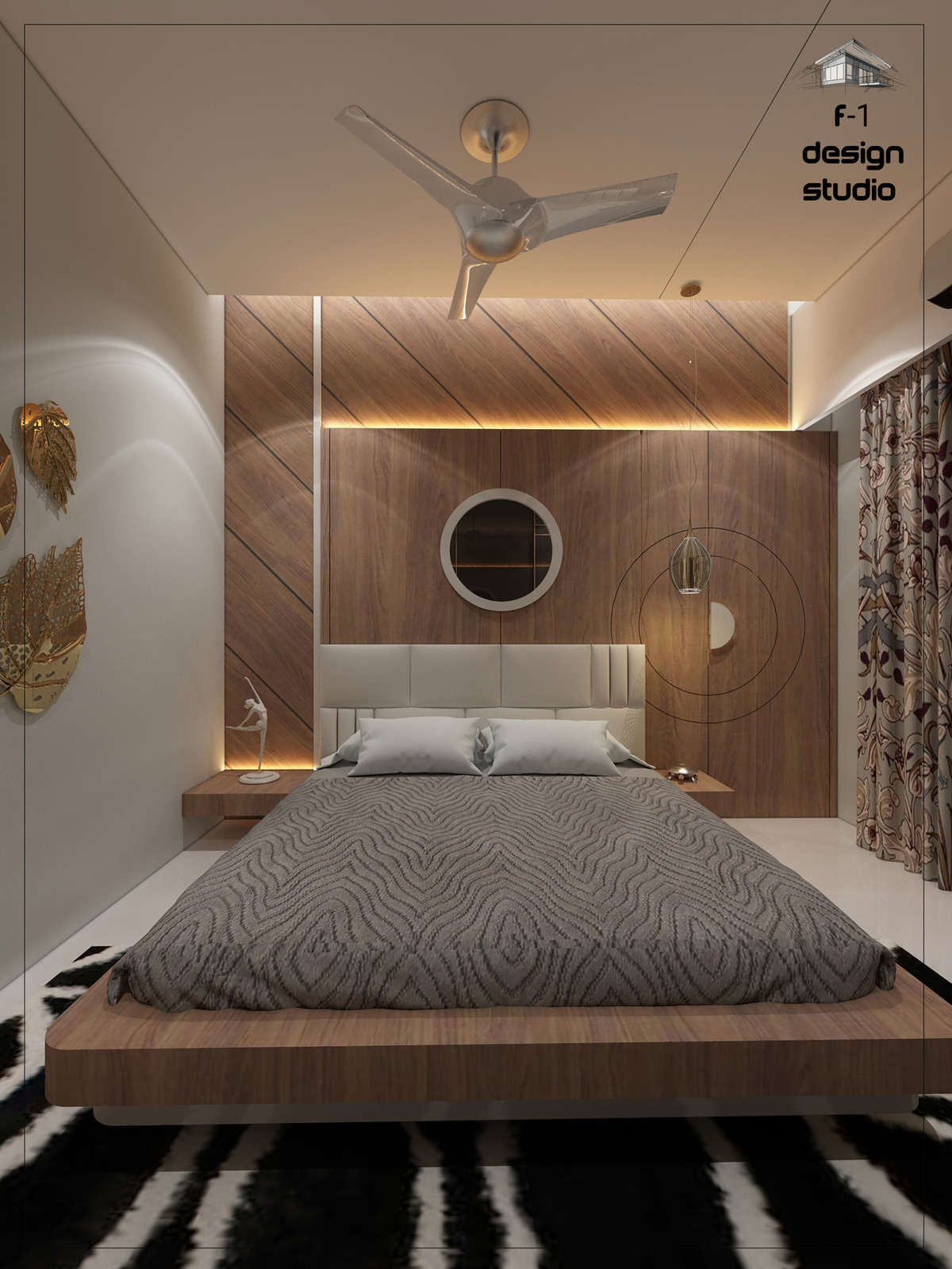 Furniture, Storage, Bedroom, Wall, Ceiling Designs by Interior Designer Id Yogi Jangid, Jaipur | Kolo