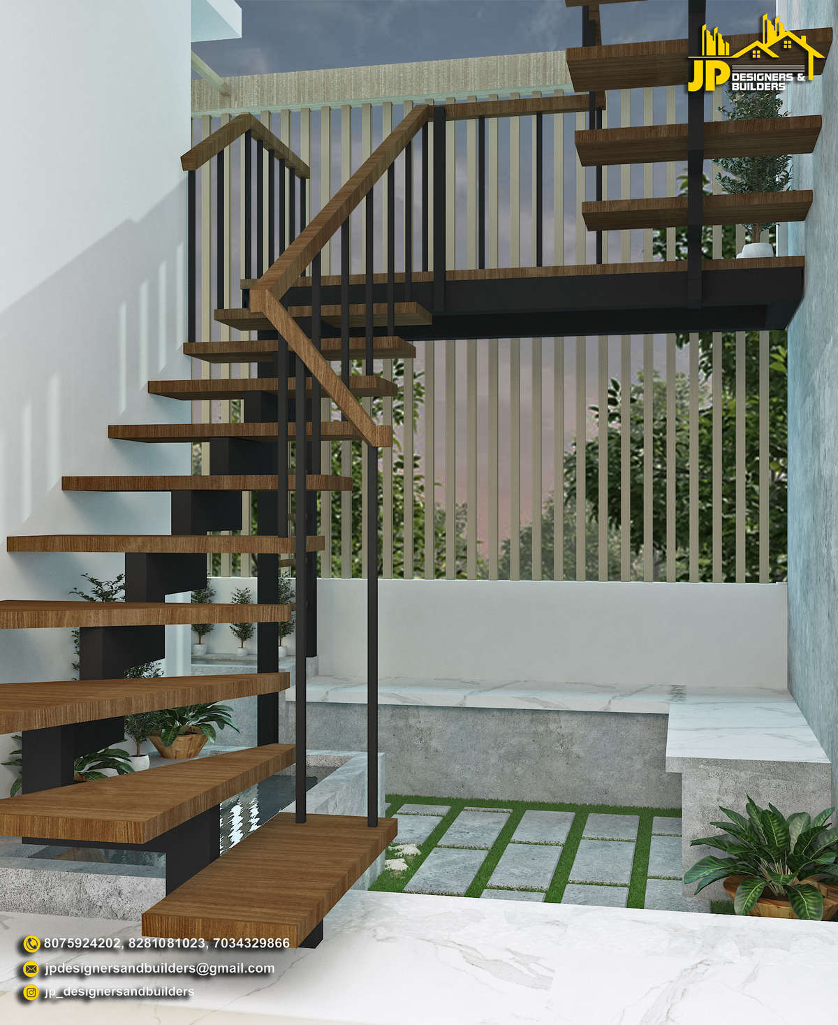 Furniture, Living, Home Decor, Staircase, Storage Designs by Civil Engineer JP DESIGNERS AND BUILDERS, Palakkad | Kolo