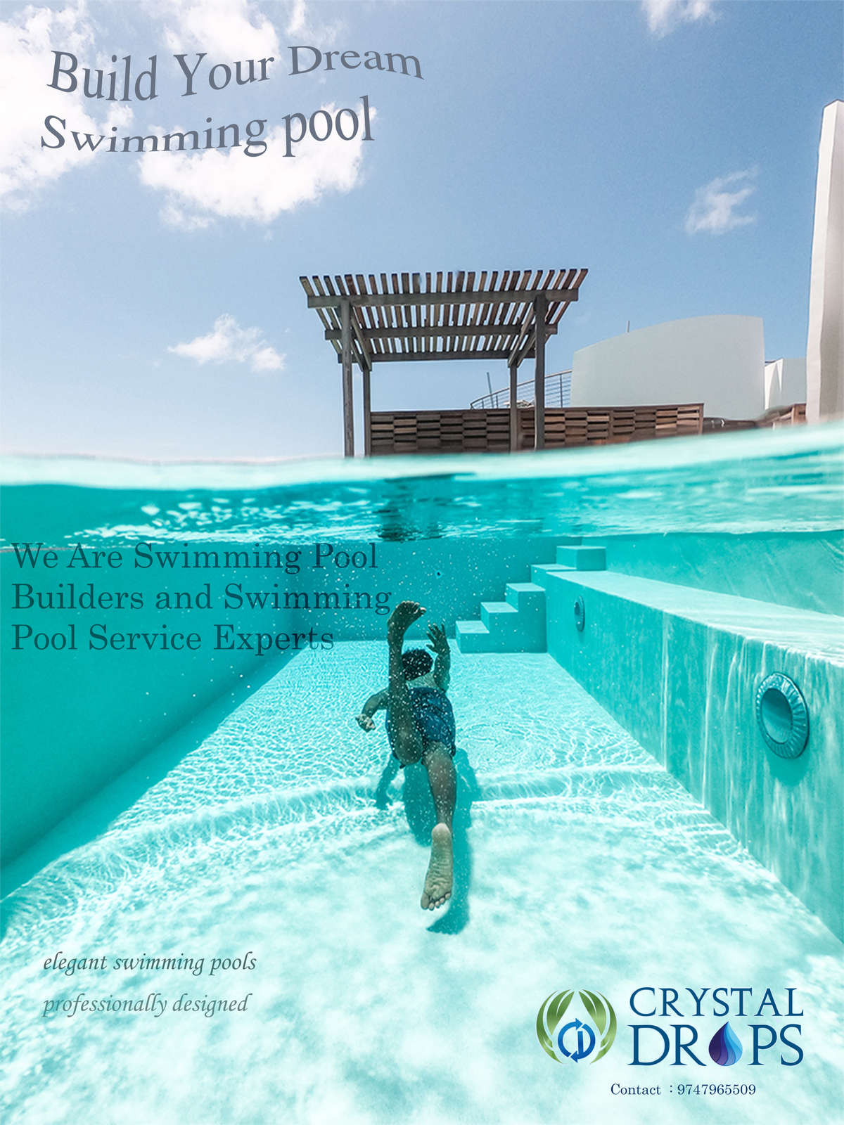 Designs by Swimming Pool Work Crystal Drops water care solutions, Ernakulam | Kolo