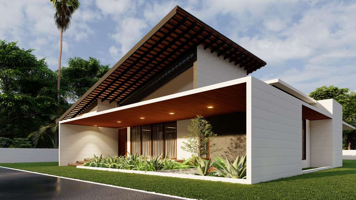 Exterior, Lighting Designs by Architect ONE 1 ARCHITECTS, Kottayam | Kolo