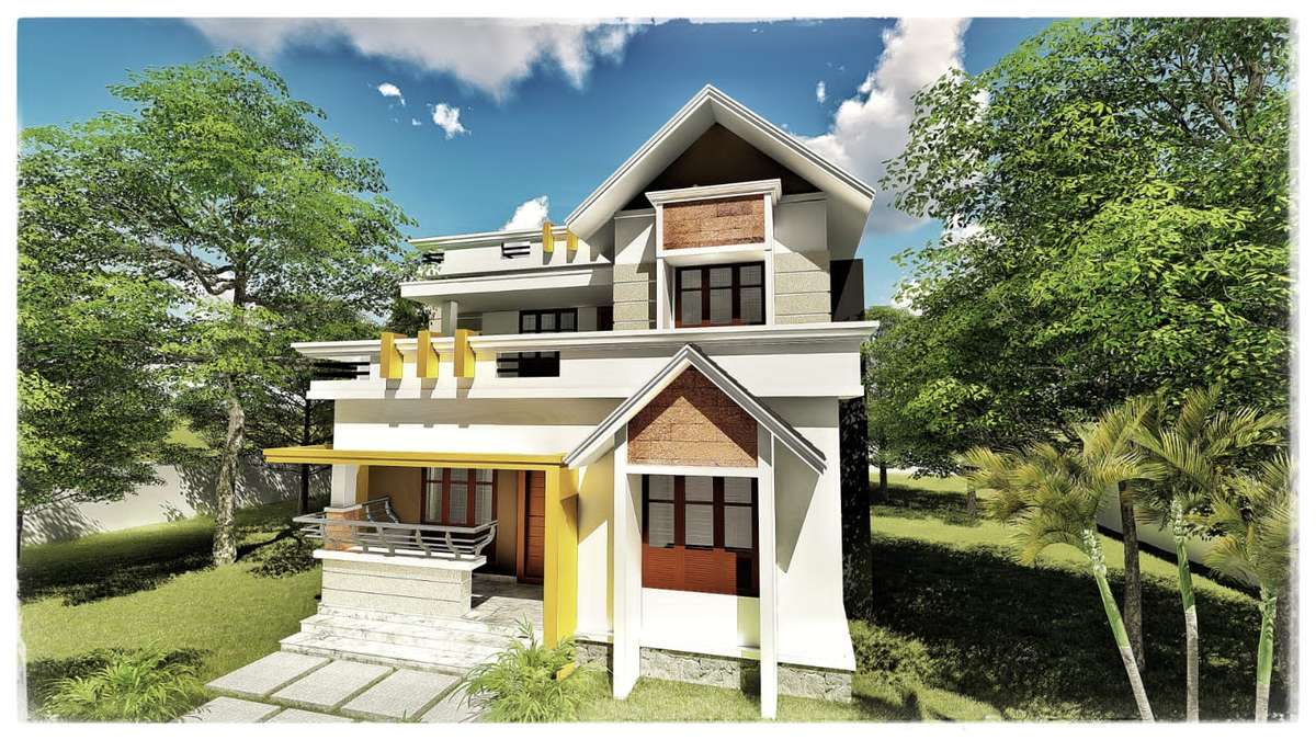 Designs by Civil Engineer Anoop V, Alappuzha | Kolo