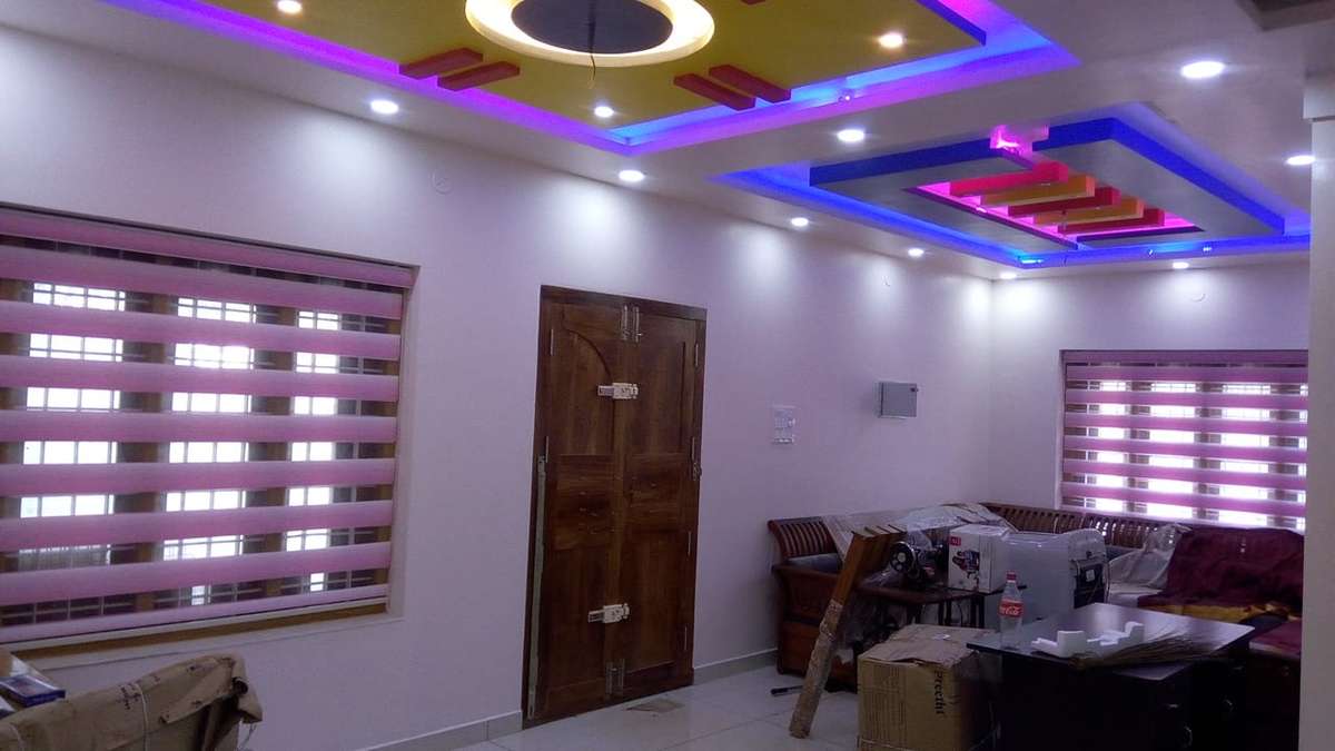 Living, Furniture, Ceiling Designs by Home Automation Nishad T, Kollam | Kolo