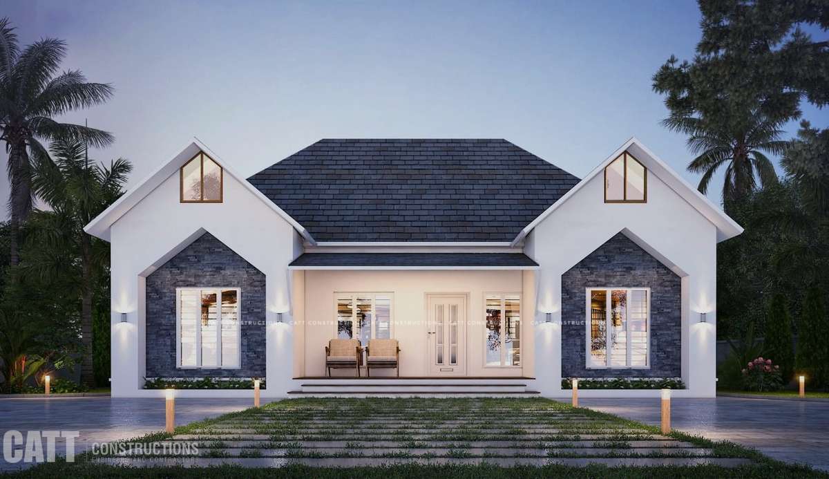 Exterior, Lighting Designs by Contractor frederic Jose, Kottayam | Kolo
