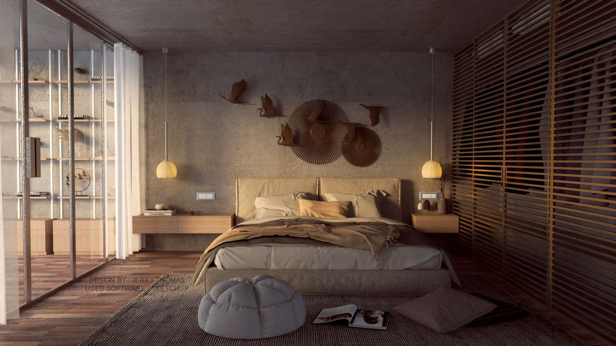 Furniture, Bedroom, Storage Designs by 3D & CAD Jerry Thomas, Wayanad | Kolo