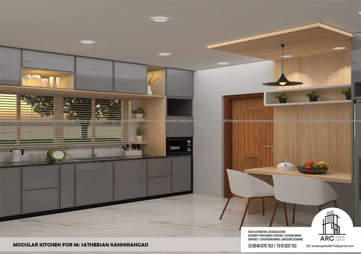 Lighting, Kitchen, Storage Designs by Civil Engineer Predhwiraj ARC DESIGN  BUILD, Kannur | Kolo
