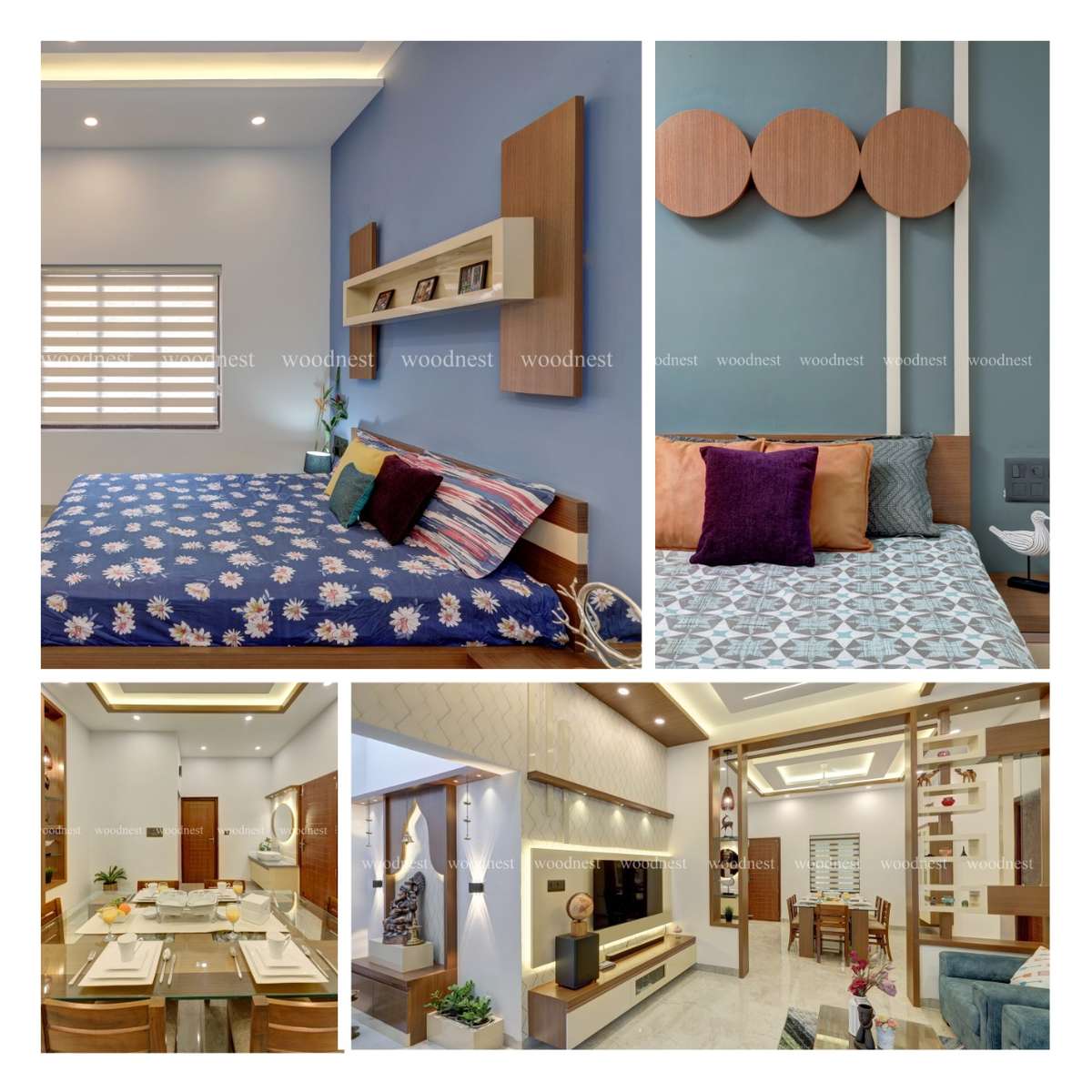 Exterior, Furniture, Storage, Bedroom Designs by Interior Designer Woodnest Developers, Thrissur | Kolo