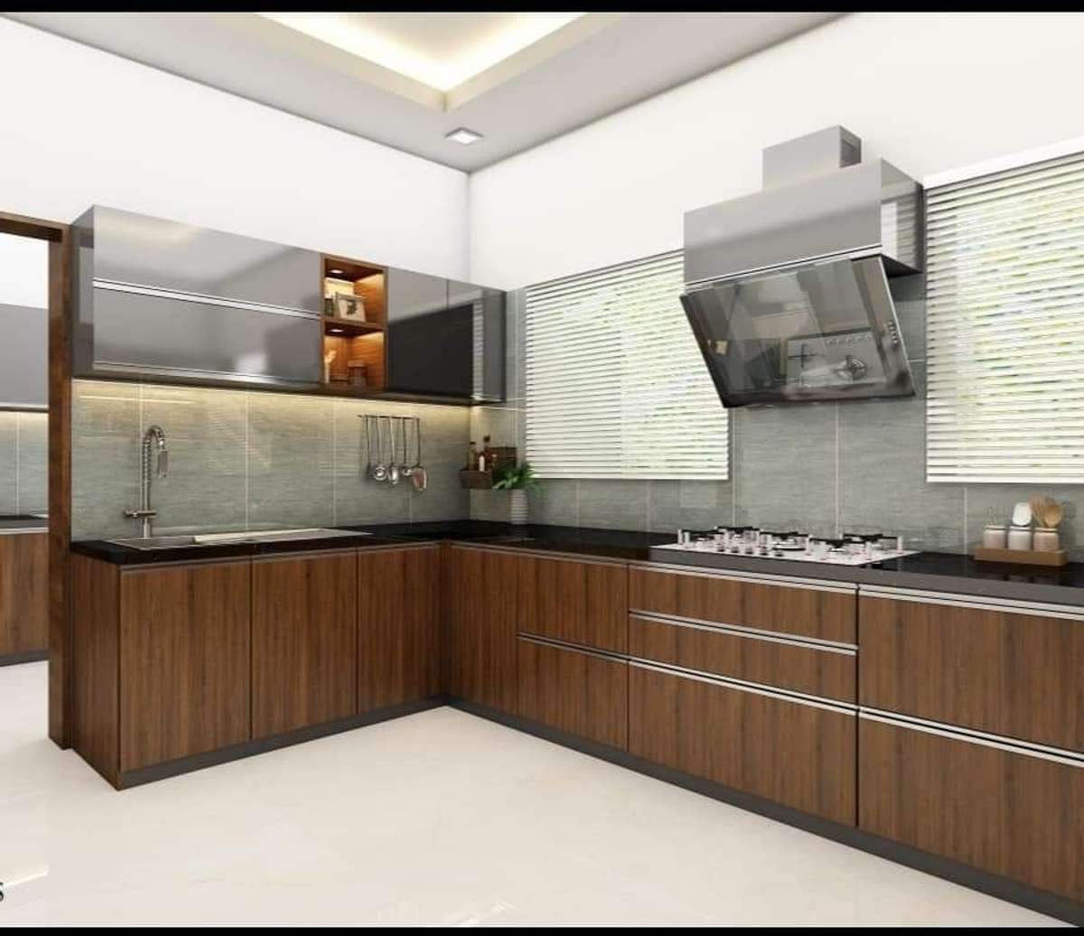 Kitchen, Storage Designs by Interior Designer azed interiors, Kasaragod | Kolo