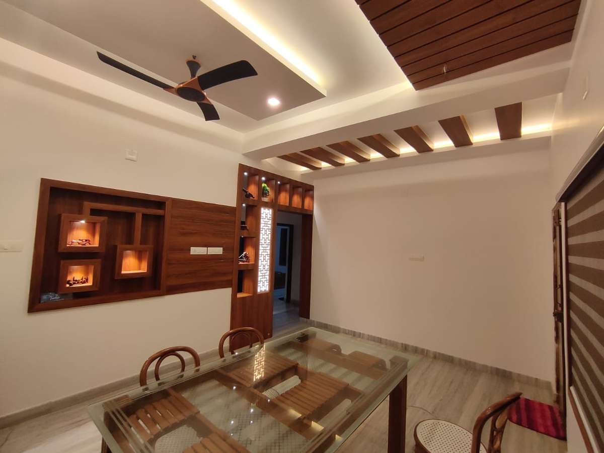 Lighting, Ceiling, Dining, Furniture, Table Designs by Interior Designer YOONUS MANAKKADAVAN, Malappuram | Kolo