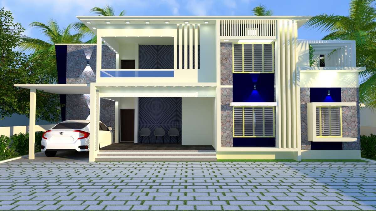 Designs by Civil Engineer Sharanya M, Thiruvananthapuram | Kolo