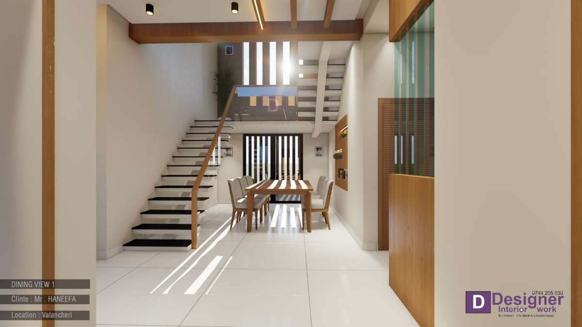 Dining, Furniture, Staircase, Table Designs by Interior Designer designer interior 9744285839, Malappuram | Kolo
