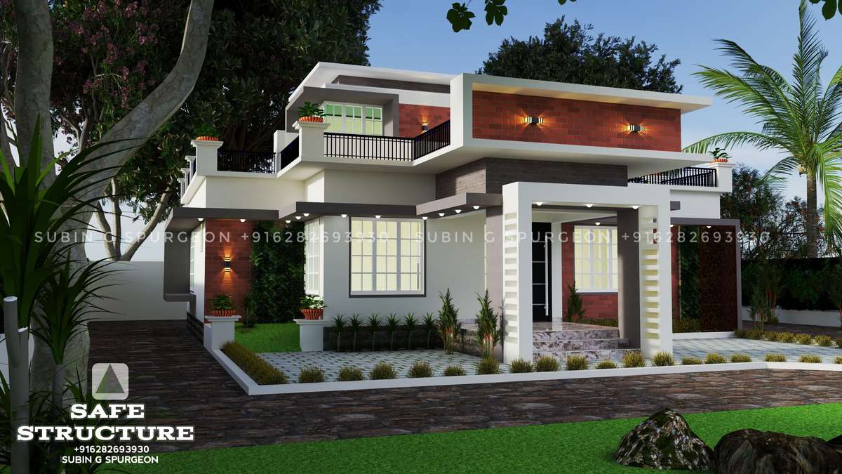 Exterior, Lighting Designs by 3D & CAD SUBIN G SPURGEON, Pathanamthitta | Kolo