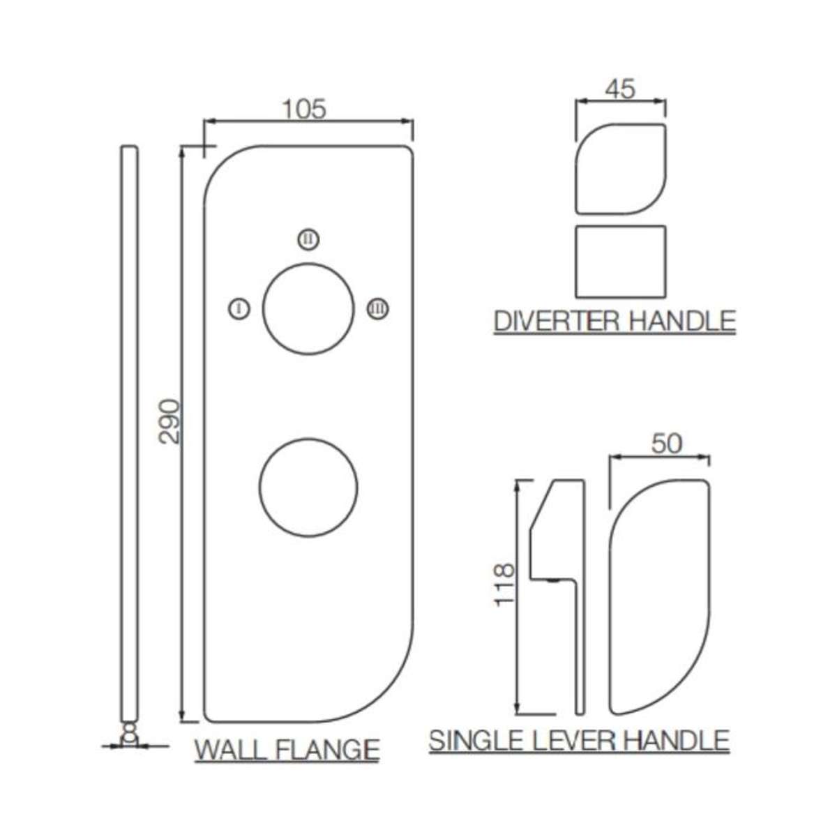 Jaquar Jauquar Aquamax Single Lever Shower Mixer With 3Way Diverter