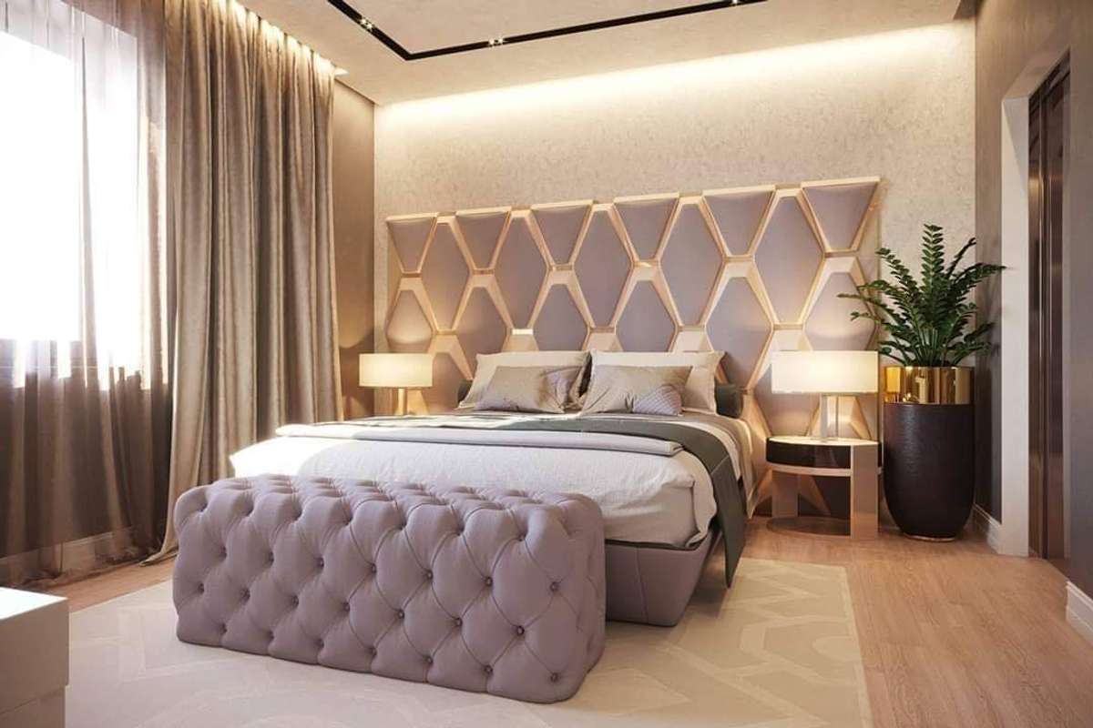 Bedroom, Furniture, Lighting, Storage, Wall Designs by Contractor Baldev Sharma, Delhi | Kolo