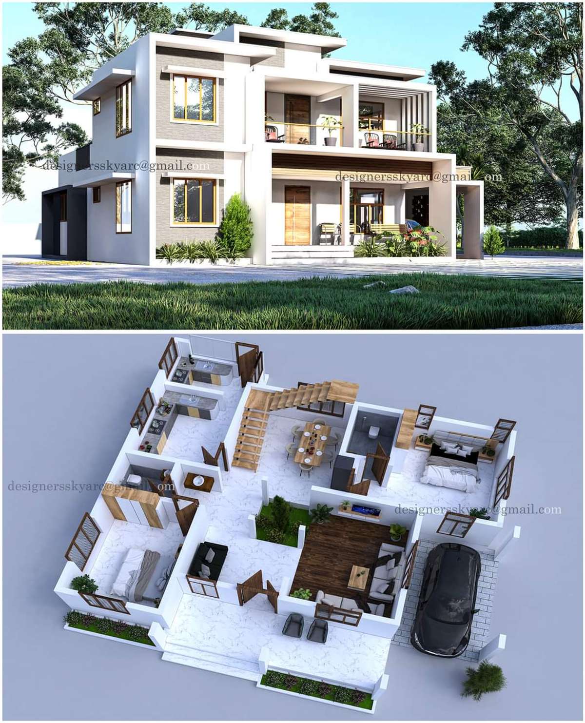 Exterior, Plans Designs by Home Owner Salu Thomas, Kannur | Kolo