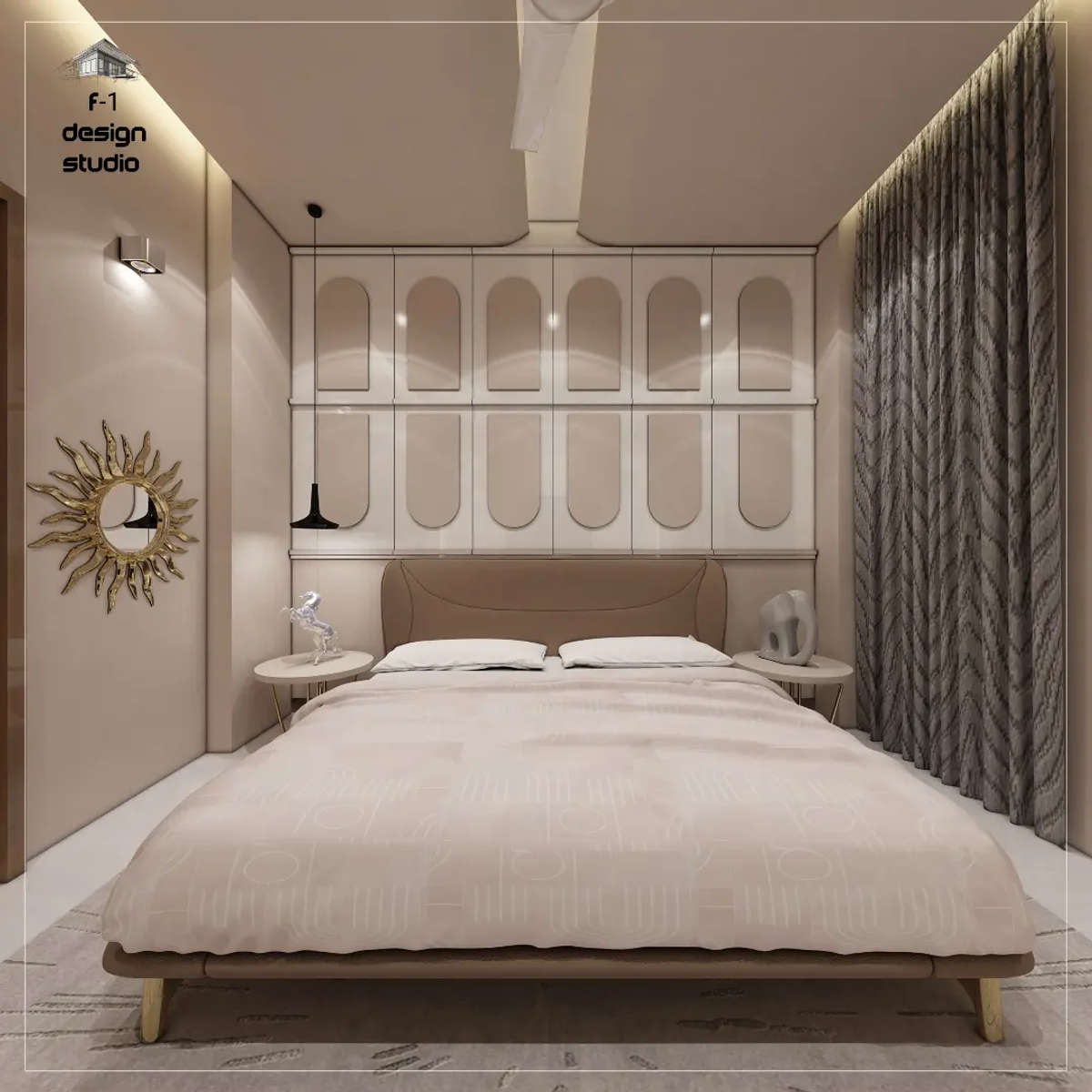 Lighting, Furniture, Storage, Bedroom Designs by Interior Designer Id Yogi Jangid, Jaipur | Kolo