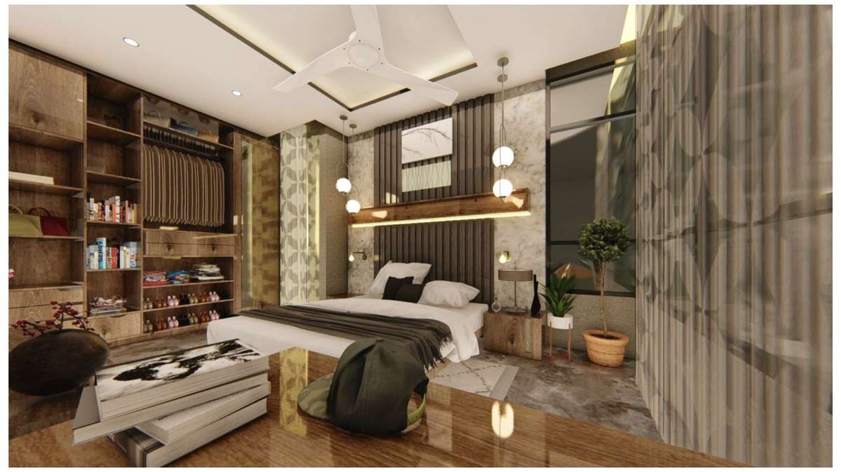 Furniture, Lighting, Storage, Bedroom Designs by Architect Ujjwal Sinha, Delhi | Kolo